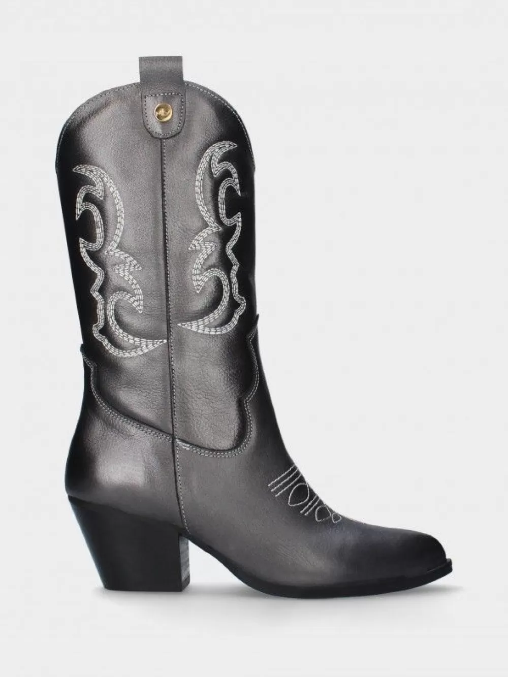 SALOME Botas^Bota Texana Preto 04