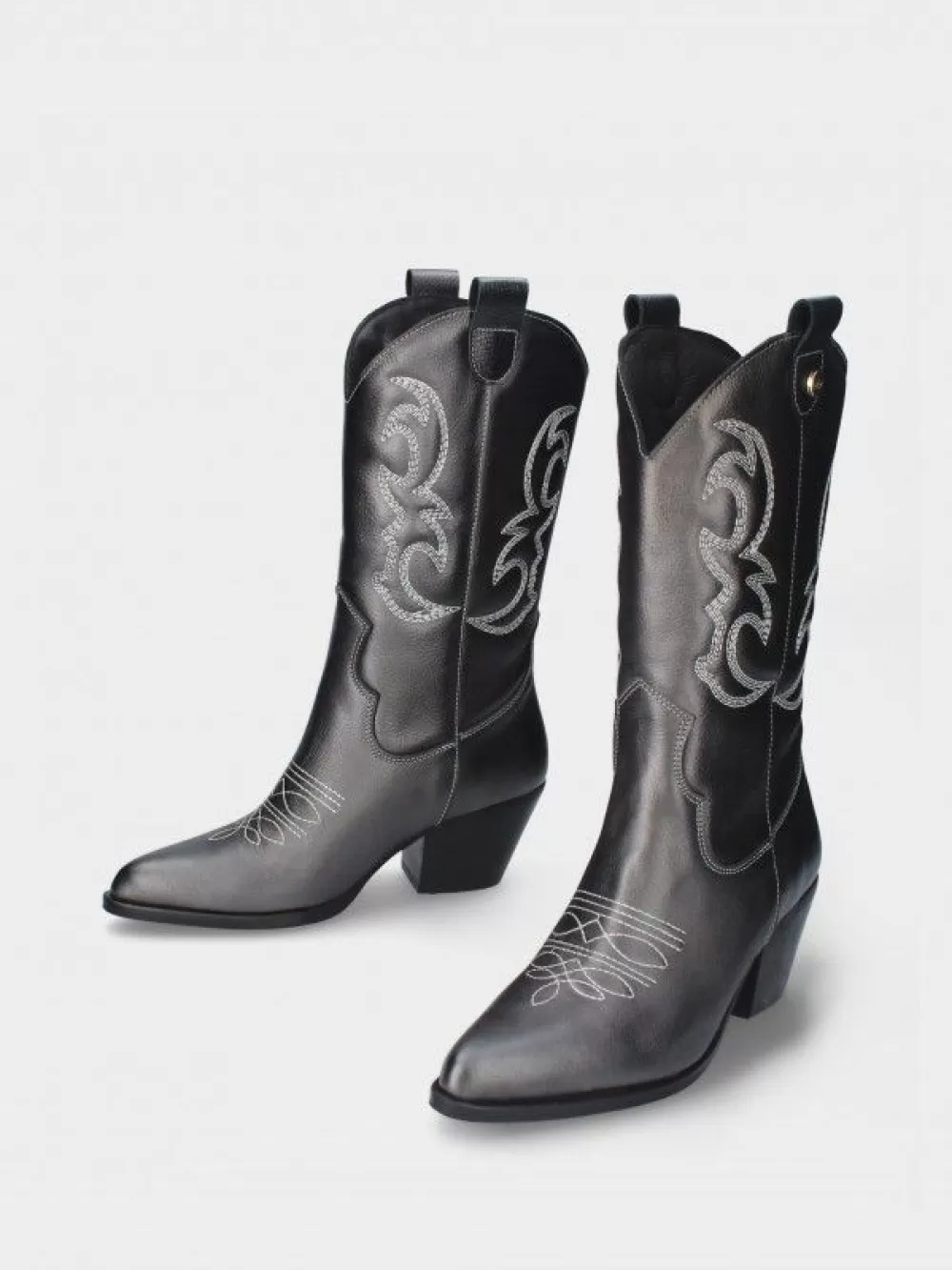 SALOME Botas^Bota Texana Preto 04