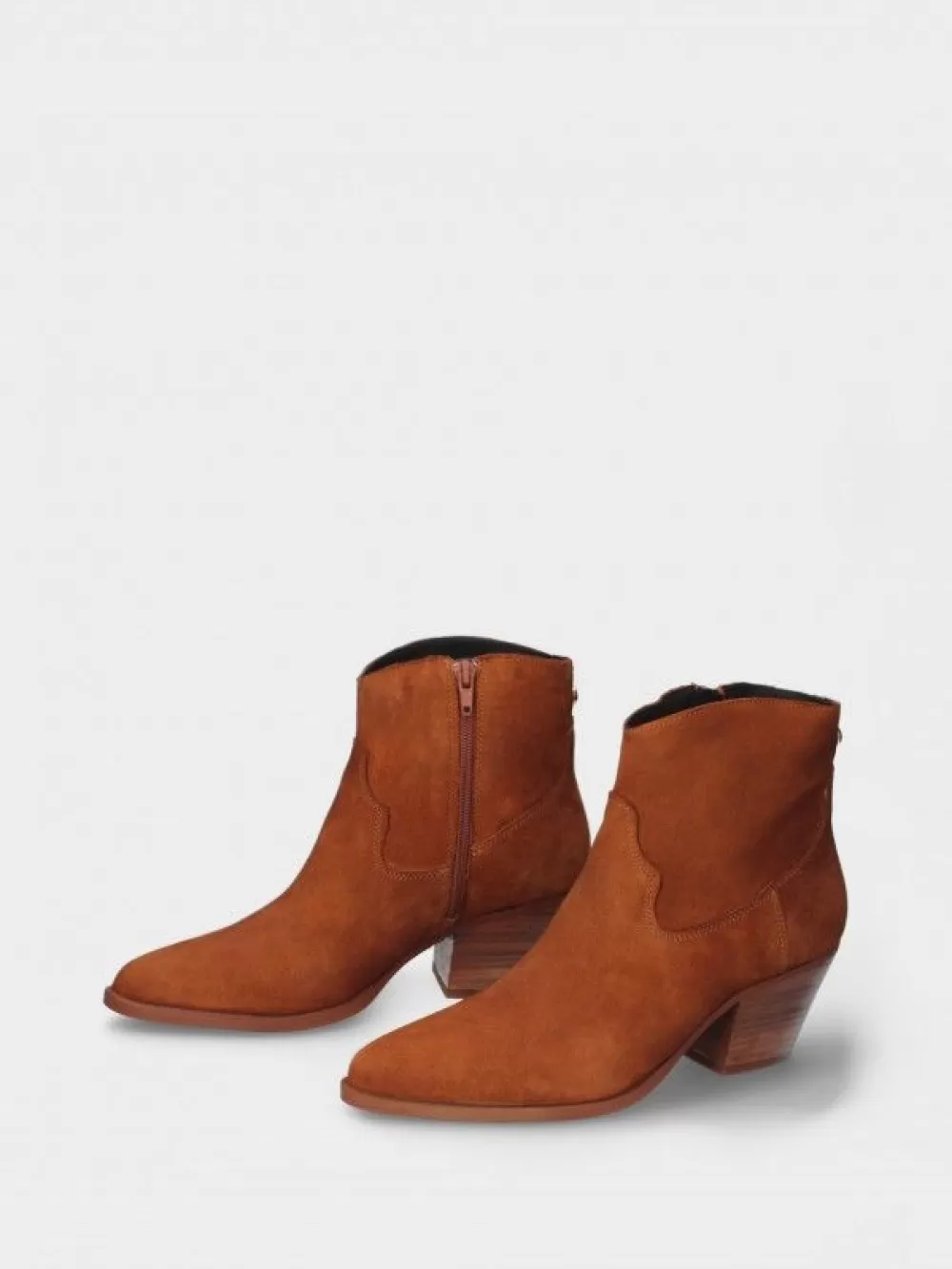 SALOME Botins Castanhos^Botim Texano Camel 02