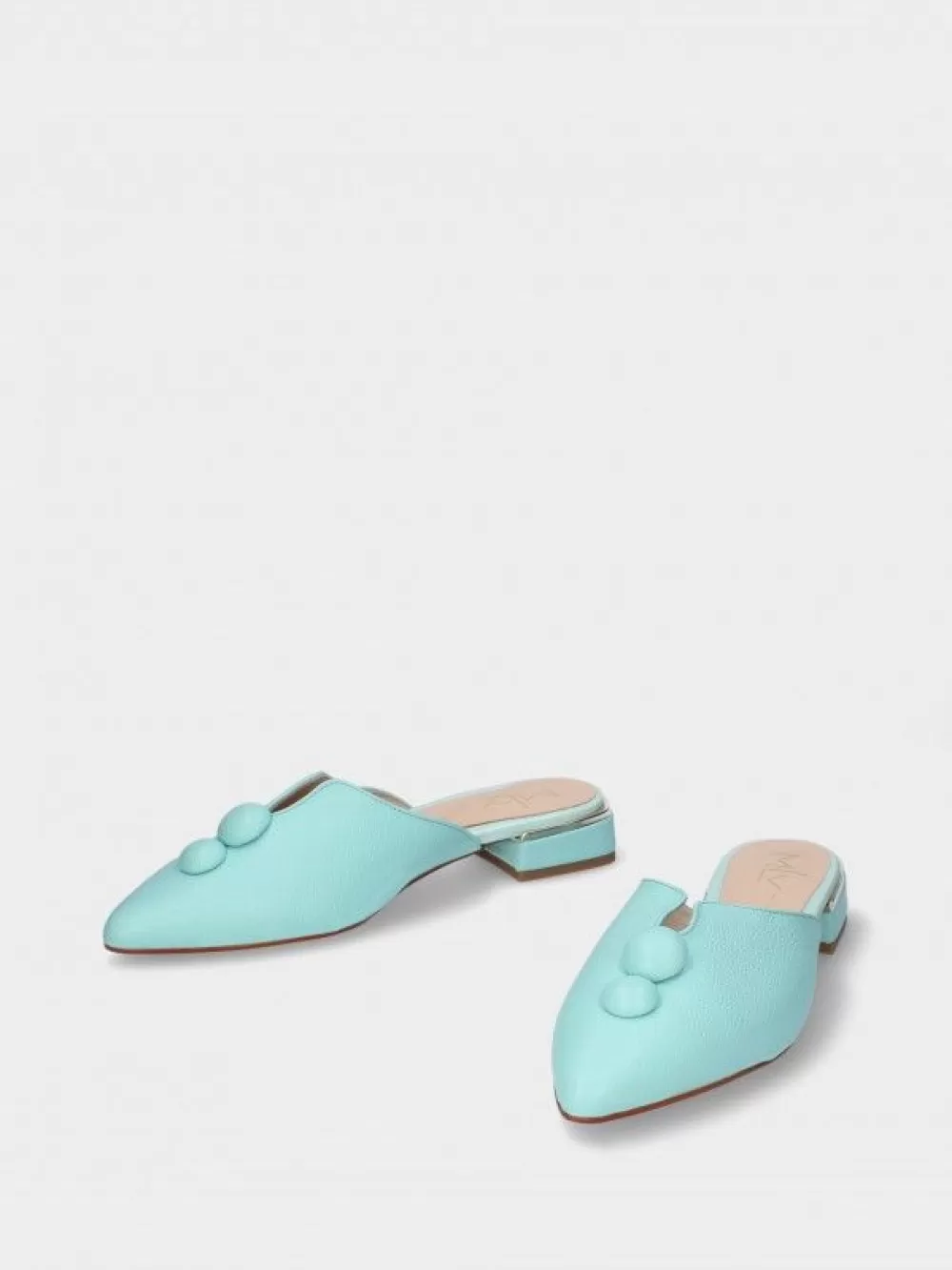 LEA Mules^Mule Turquesa Para Mulher 59